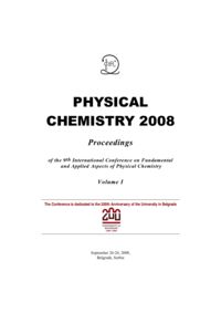 Physical Chemistry 2008 - Proceedings